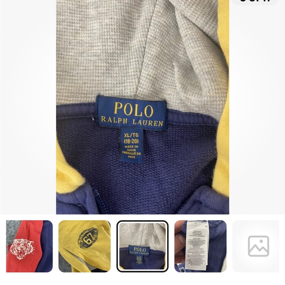 Ralph Lauren color block hoodie - Picture 2 of 6